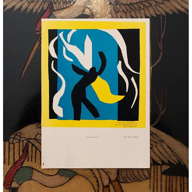 Henri Matisse 1939 After Henri Matisse "Abstraction", First Edition Period Full-Color Print For Sale - Image 4 of 11