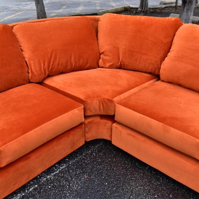 1970 S Vintage Burnt Orange Sectional Chairish