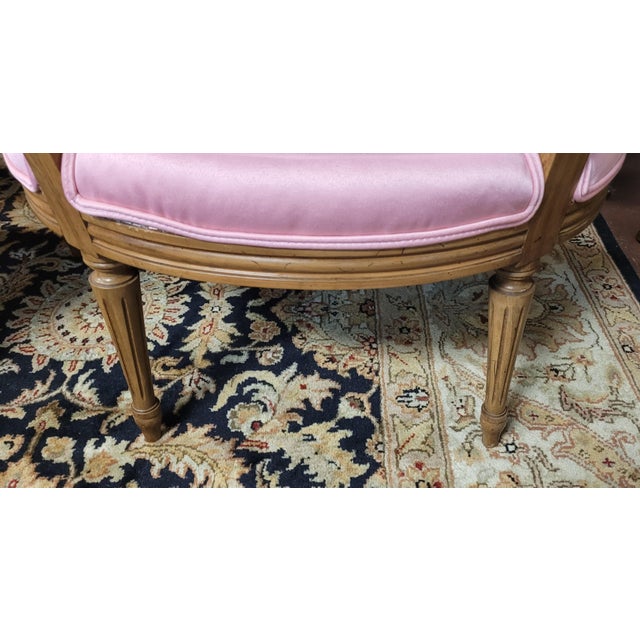 Pair Hot Pink 1950s French Chairs For Sale In Philadelphia - Image 6 of 12