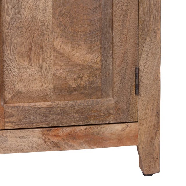 Wood Jamya 69" Solid Wood Sideboard, Oak For Sale - Image 7 of 7