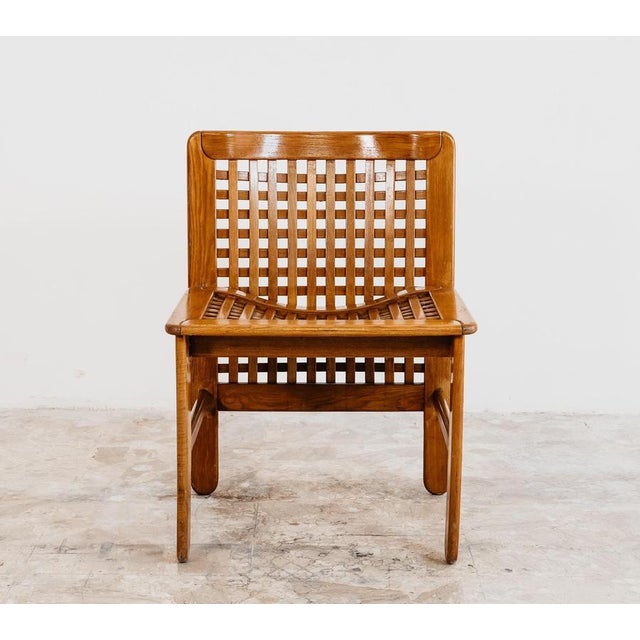 Transenna Chair attributed to Titina Ammannati & Giampiero Vitelli for Pozzi & Verga, 1970s For Sale - Image 4 of 10