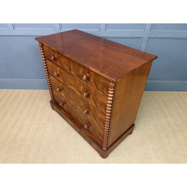 Victorian Mahogany Chest of Drawers, 1860 For Sale - Image 14 of 16
