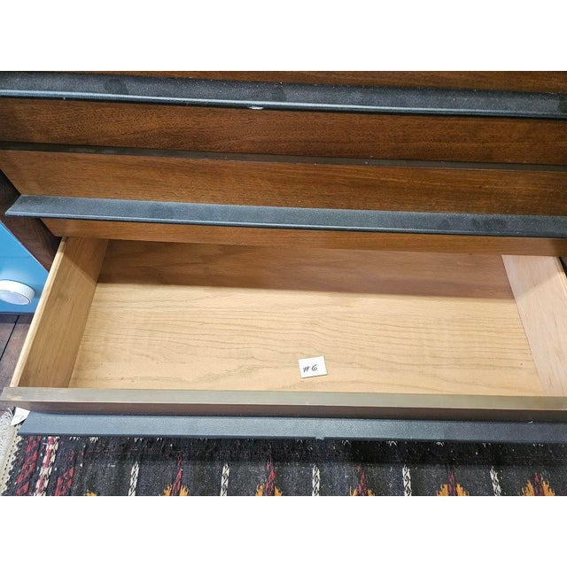 Mid 20th Century American of Martinsville Highboy Dresser For Sale - Image 14 of 14