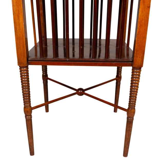 English Aesthetic Mahogany Table Attributed to Godwin For Sale - Image 9 of 9