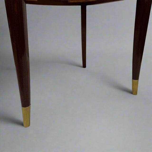 De Coene Frères Set Four Art Deco Period DE COENE FRÈRES Side Chairs France circa 1930 For Sale - Image 4 of 7