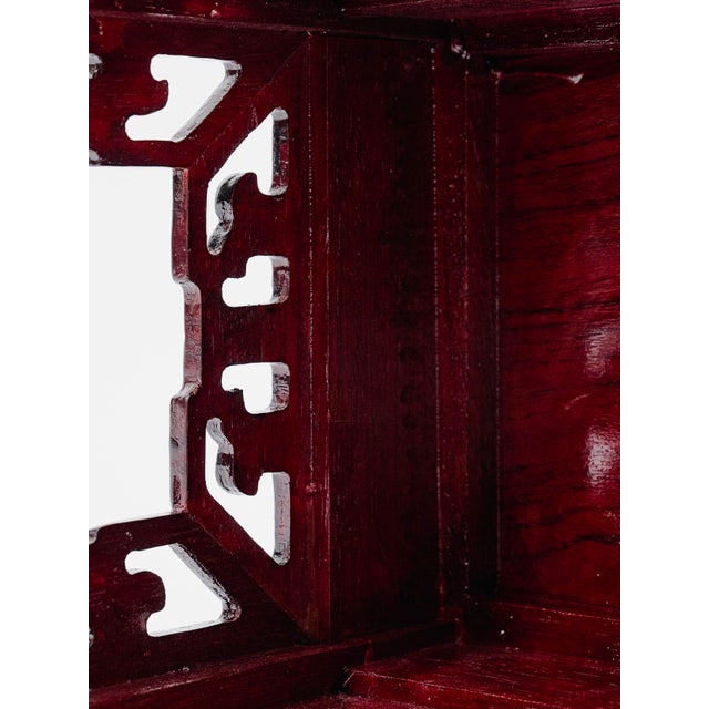 Oxblood Red Vintage Ming Dynasty Short Pedestal or Plant Stand For Sale - Image 8 of 8