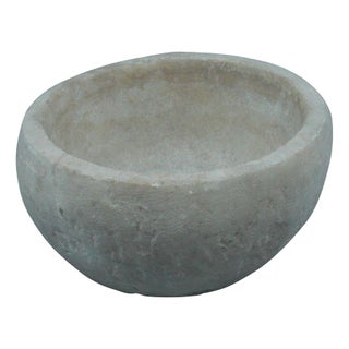 Rough Hewn Stone Bowl For Sale