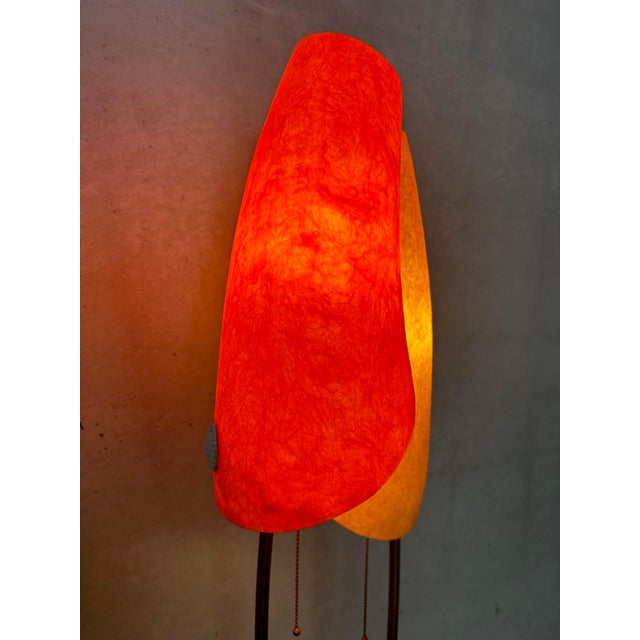 Vintage Fiberglass Floor Lamp by Carl Auböck, 1950s For Sale - Image 9 of 14