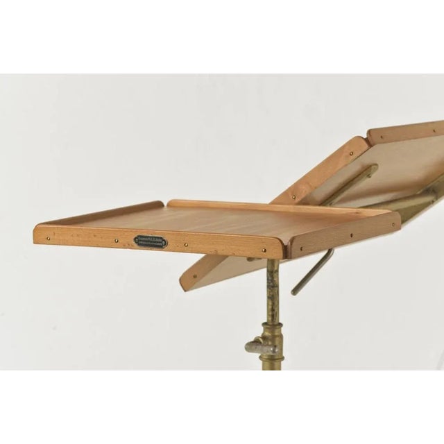 Height-Adjustable Side Table from Hausmann A. G., Switzerland, 1920s For Sale - Image 9 of 18