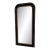 Antique French Louis Philippe Full Length Mirror – Black and Gold, Late 19th Century For Sale