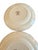 Ivory Vintage Adams India Parrot Gray Chinoiserie Ironstone Salad Plates, Set of 3 For Sale - Image 8 of 12