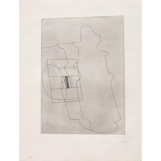 Ben Nicholson, Glasstopped Bottle, Etching For Sale