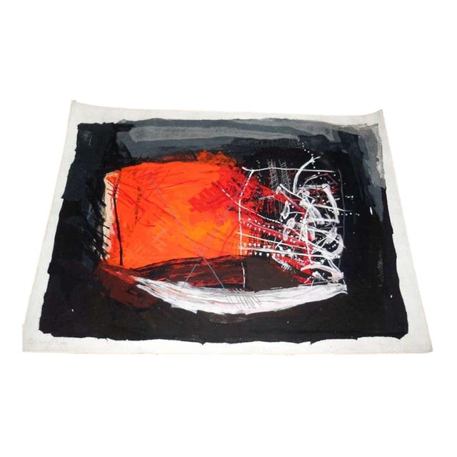 1980s Calman Shemi, Large Calman Shemi Art Textile Stendhal #2 Israeli Soft Tapestry Wall Hanging For Sale