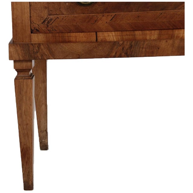 Small Antique Baroque Louis XVI Chest of Drawers in Walnut, 1800 For Sale - Image 6 of 18
