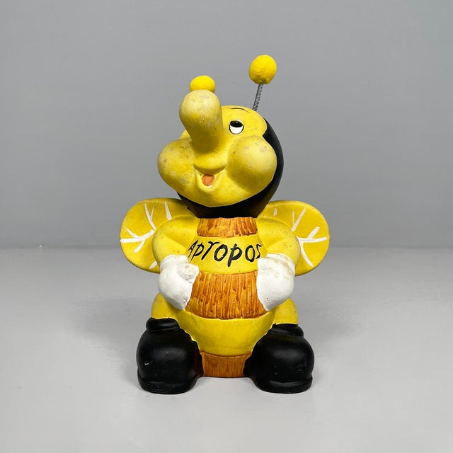 1980s Italian Modern Painted Terracotta Sculpture by Apropos, 1980s For Sale - Image 5 of 11