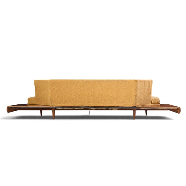 Adrian Pearsall for Craft Associates 2006-S Mid Century Walnut Sofa For Sale In Chicago - Image 6 of 9