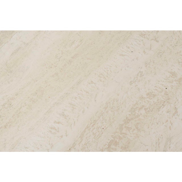 Pair of Mahogany Wood and Travertine Harvey Probber End Tables/Nightstands 1960's For Sale - Image 9 of 11