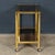 1970s Vintage 20th Century French Gilt Brass Drinks Trolley attributed to Maison Jansen, 1970s For Sale - Image 5 of 18