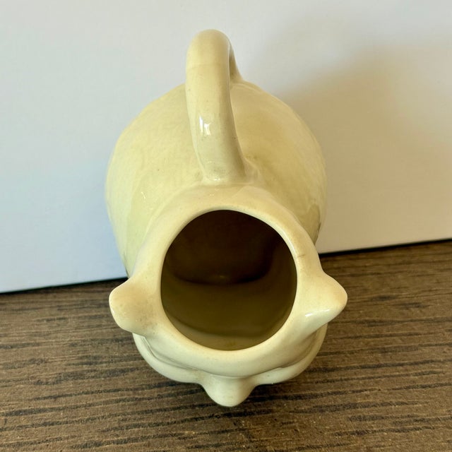 1950s Mid-Century Modern Shawnee Pottery Puss 'N Boots Creamer Mini Pitcher For Sale - Image 9 of 9