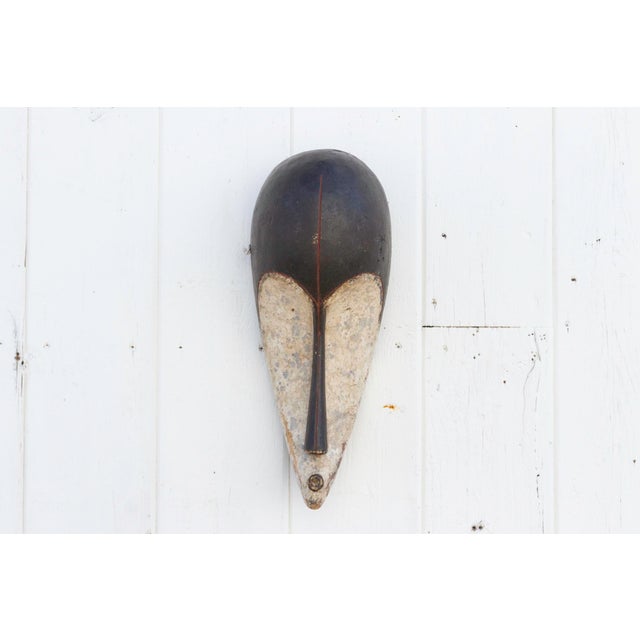 African Antique Painted African Fang Mask For Sale - Image 3 of 8