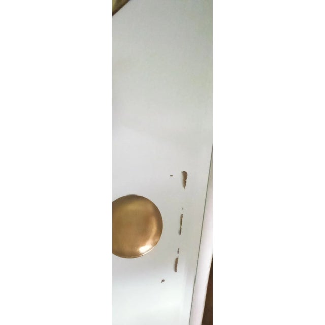 Rare Art Deco Gold Dots Venetian Mirror Extra Large on Sale $3750 Read Below For Sale - Image 9 of 10