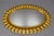 Mid-Century Gilt Metal Oval Sunburst Wall Mirror, 1950s For Sale - Image 15 of 18