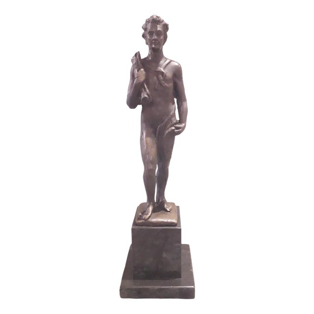 Bronze Figurative Statue, 1900s For Sale