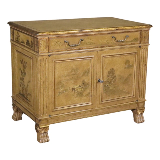 Mid 20th Century Hand Painted Buffet For Sale
