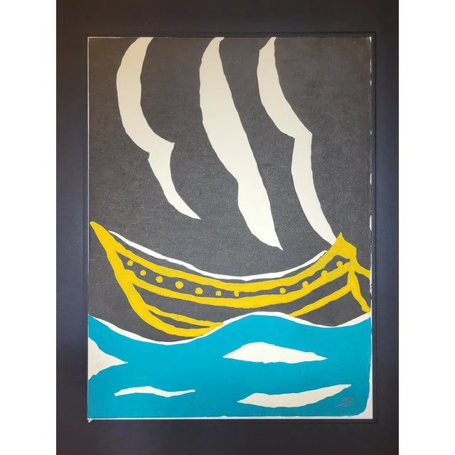 Fernand Dubuis, Le Cantique du Soleil IX, 1970, Lithograph For Sale - Image 3 of 3