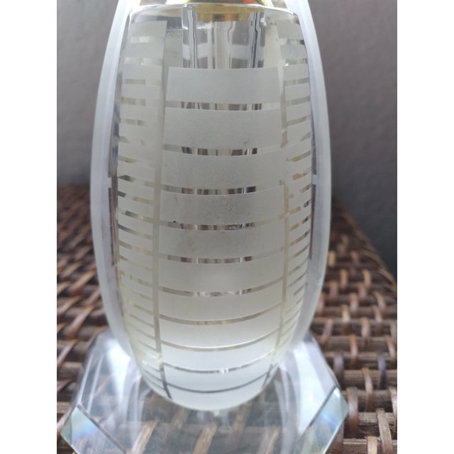1990s Buri Al Arab Hotel-Dubai Crystal Perfume Bottle For Sale - Image 6 of 11