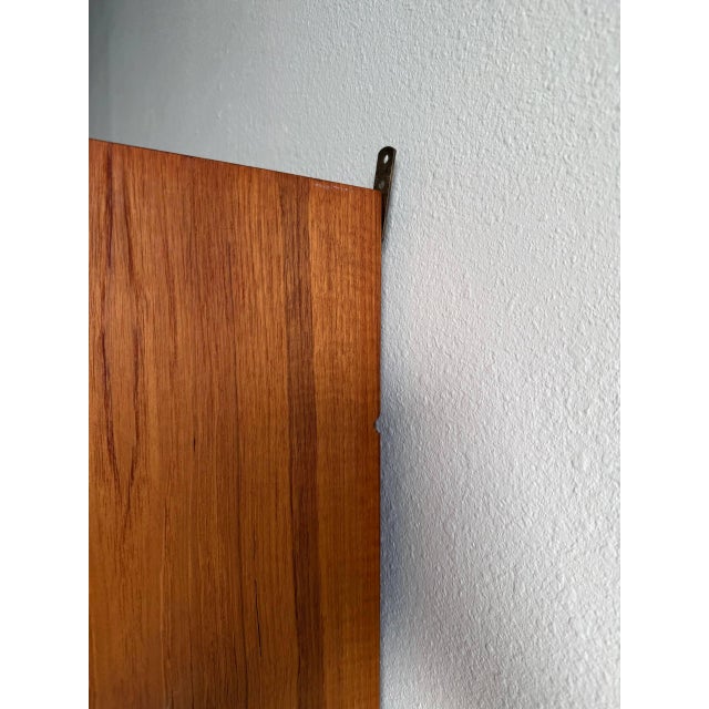 1960s 1960s Danish Mid-Century Modern Teak Bar Cabinet With Drop-Down Desk For Sale - Image 5 of 10