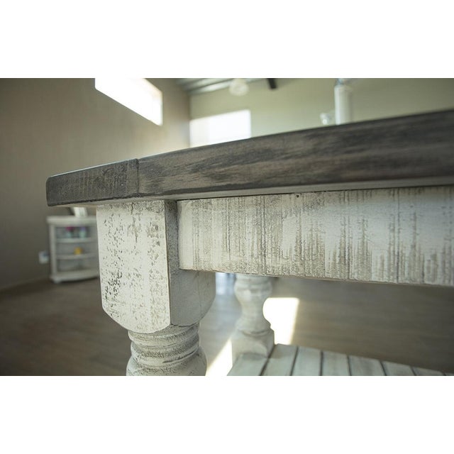 Stonegate Pillar Style Coffee Table For Sale - Image 4 of 6
