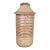 Vintage Hand-Thrown Studio Pottery Lidded Jar With Speckled Glaze and Ribbed Texture. For Sale
