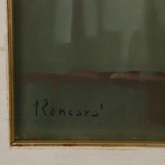 Davide Roncarà, Toward Bormio, Oil on Canvas For Sale - Image 8 of 15