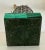 Gemstone Janna Thomas for Tiffany & Co Sterling Potted Flower on Malachite Base For Sale - Image 7 of 9