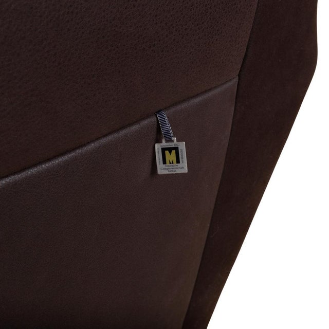 Free Motion Epos 3 Leather Two-Seater Brown Electric Function Sofa from Koinor For Sale - Image 16 of 18