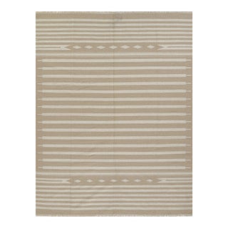 Erin Gates by Momeni Thompson Billings Beige Hand Woven Wool Area Rug 5' X 7'6" For Sale