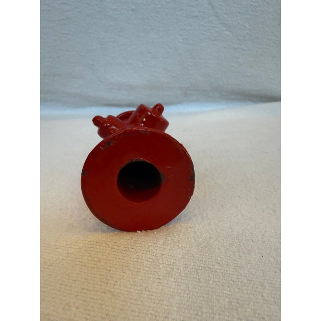 Red Cast Iron Red Fire Hydrant Toy For Sale - Image 8 of 9