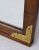 Drexel 1950's Walnut Chinoiserie Campaign Style Mirror by Drexel For Sale - Image 4 of 8