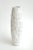 Modern Vintage White Ceramic Textural Vase or Vessel Italian 1980's For Sale - Image 3 of 10