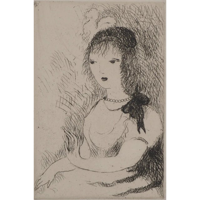 Marie Laurencin, Young Girl with a Ribbon, Original Engraving For Sale - Image 6 of 6