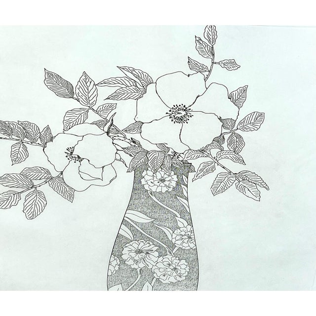 ED BAYNARD (American, 1940-2016) Flowers, Flowers in a Vase, Etching. 1979/1980, Hand signed, dated l.r., Hand numbered...