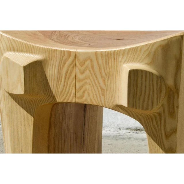 Wood Console by Jörg Pietschmann For Sale - Image 7 of 8