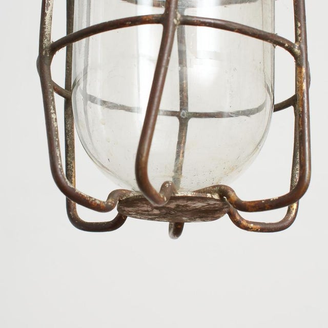 Antique Inspection Pendant Light, 1930s For Sale - Image 7 of 8