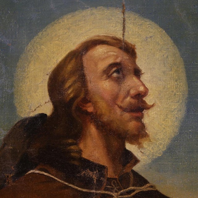 Italian Artist, Saint Roch, 1930, Oil on Canvas, Framed For Sale - Image 11 of 16