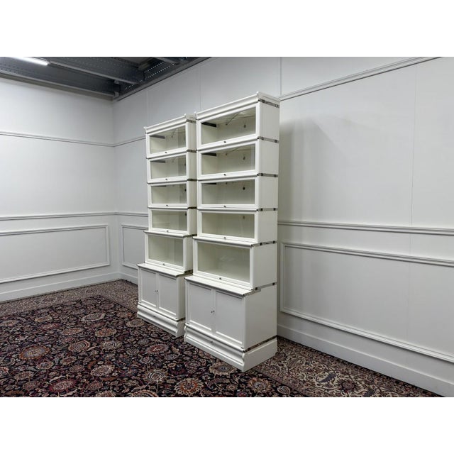 English White Display Bookcase from Globe Wernicke For Sale - Image 5 of 18