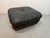1970s Large Italian Space Age Postmodern Black Leather Ottoman with Cord Lacing from Busnelli, 1970s For Sale - Image 5 of 7