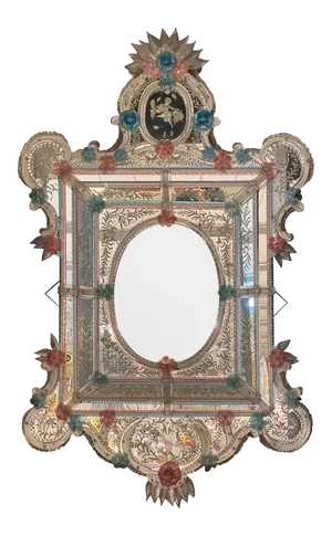Venetian Murano Glass Mirror