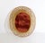1960s Mid-Century Rattan Wall Mirror in the style of Franco Albini, Italy, 1960s For Sale - Image 5 of 9