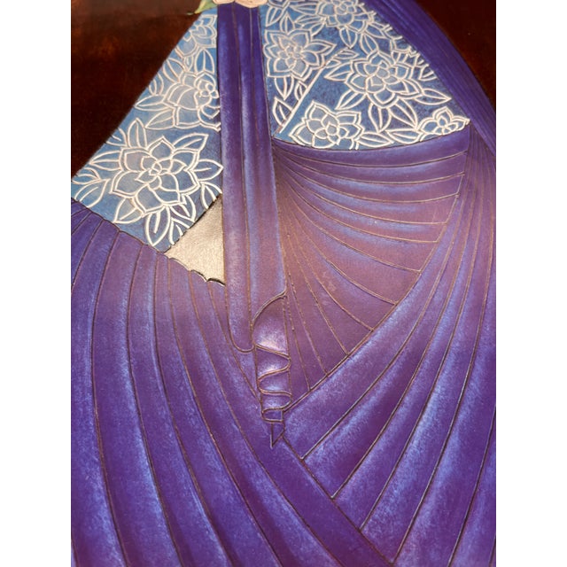 Paper 1934 Jean Dunand Portrait Print For Sale - Image 7 of 11